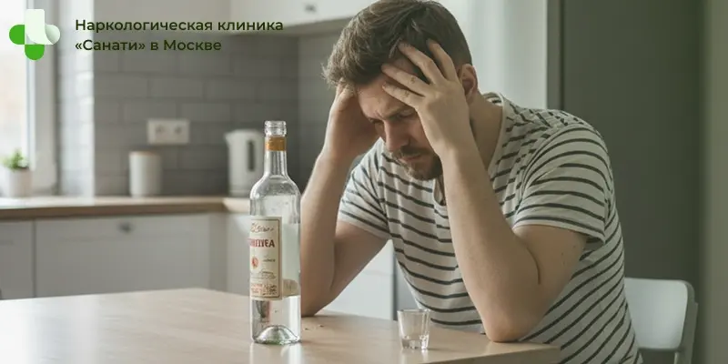 Мужчине плохо от алкоголя